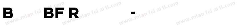 Bonn BF Regular字体转换